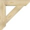 Ekena Millwork Traditional Slat Rough Sawn Bracket, Douglas Fir, 6"W x 32"D x 32"H BKT06X32X32TRA06RDF - alternate 2
